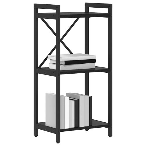 Рафт за книги Черния дъб 40 x 30 x 85 см Инженерно дърво