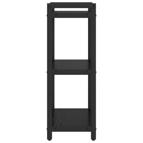 Рафт за книги Черния дъб 40 x 30 x 85 см Инженерно дърво