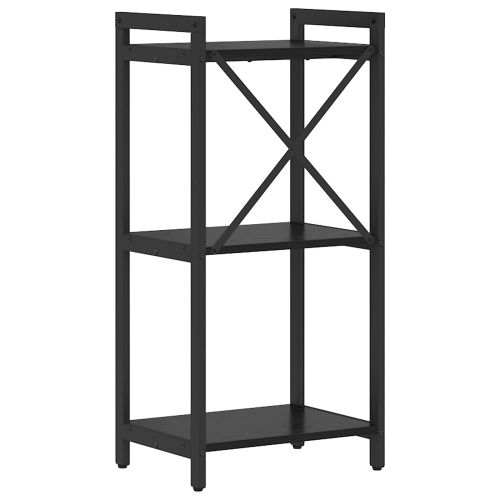 Рафт за книги Черния дъб 40 x 30 x 85 см Инженерно дърво