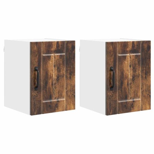 Стенен шкаф LUCCA 2 pcs Опушен дъб 30 x 31 x 40 см