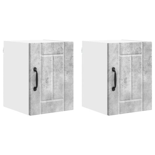 Стенен шкаф LUCCA 2 pcs Бетонно сиво 30 x 31 x 40 см