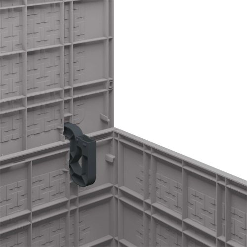 Кутия за съхранение Светлосиво 55 x 53 x 57 см Полипропилен