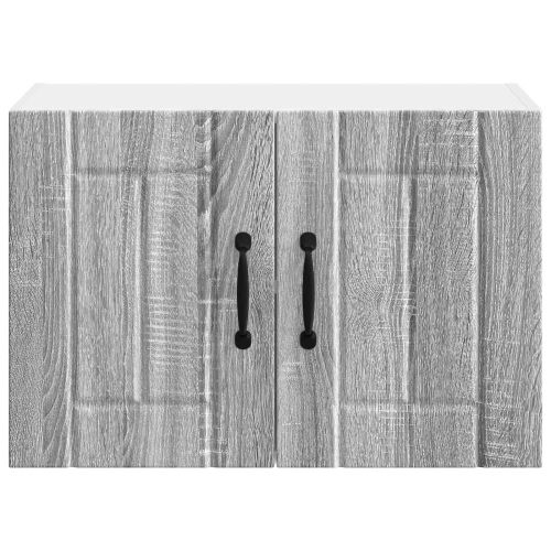 Кухненски стени шкафове 2 pcs Сив Сонома 60 x 31 x 40 см