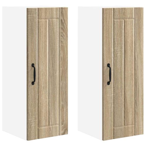 Стенен шкаф LUCCA 2 pcs Дъб сонома 30 x 31 x 80 см