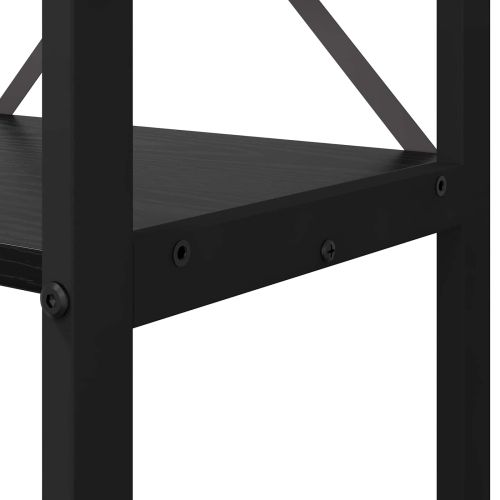 Рафт за книги Черния дъб 60 x 30 x 155 см Инженерно дърво