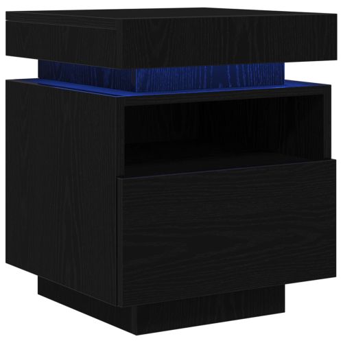 Нощен шкаф Черния дъб 40 x 39 x 48,5 см Инженерно дърво