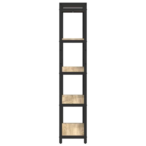 Рафт за книги Сонома дъб 60 x 30 x 155 см Инженерно дърво