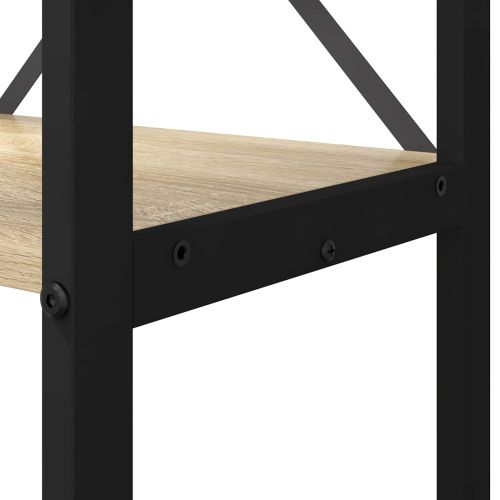 Рафт за книги Сонома дъб 60 x 30 x 155 см Инженерно дърво