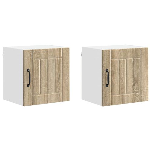 Стенен шкаф LUCCA 2 pcs Дъб сонома 40 x 31 x 40 см