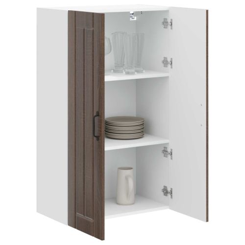 Стенен шкаф LUCCA Кафяв дъб 60 x 31 x 100 см