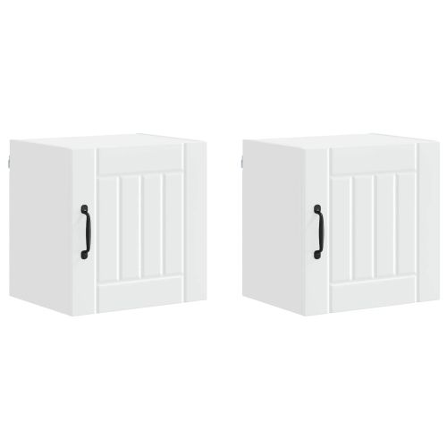 Стенен шкаф LUCCA 2 pcs Бяло 40 x 31 x 40 см