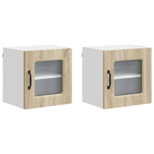 Панел за миялна машина Kalmar 2 pcs Сонома дъб 40 x 31 x 40 см