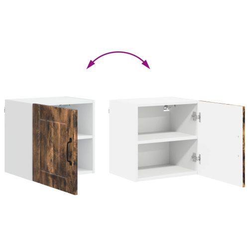 Стенен шкаф LUCCA 2 pcs Опушен дъб 40 x 31 x 40 см