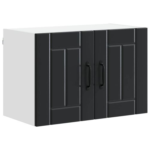 Стенен шкаф Lucca 2 pcs Черно 60 x 31 x 40 см