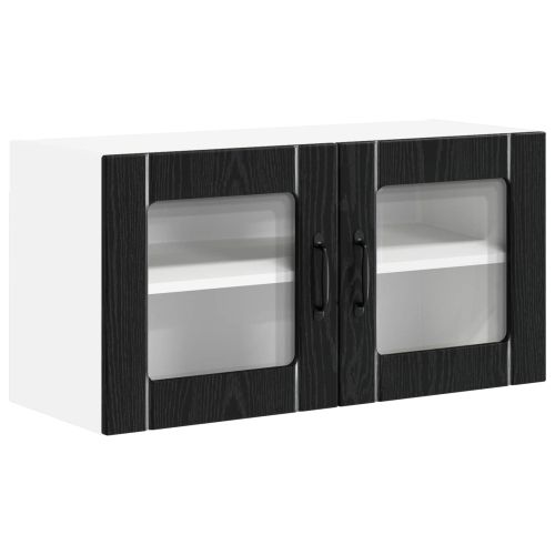 Панел за миялна машина Lucca Черен дъб 80 x 31 x 40 см