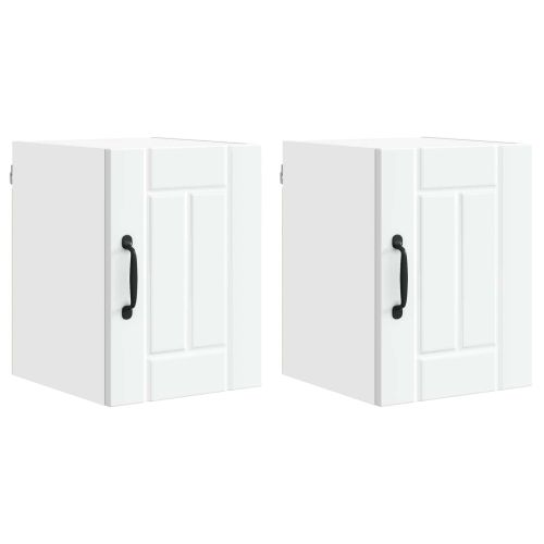 Стенен шкаф LUCCA 2 pcs Бяло 30 x 31 x 40 см