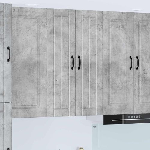 Панел за миялна машина Lucca Бетонно сиво 60 x 31 x 100 см