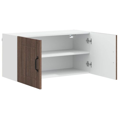 Стенен шкаф LUCCA Кафяв дъб 80 x 31 x 40 см Инженерна дървесина