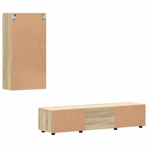 Комплект ТВ шкаф с чекмедже FLORIN Сонома дъб Инженерно дърво