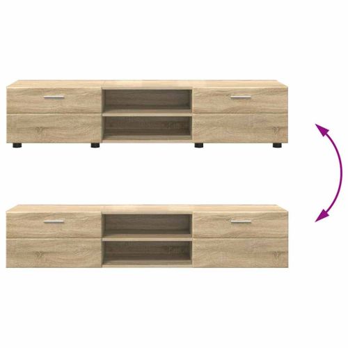 Комплект ТВ шкаф с чекмедже FLORIN Сонома дъб Инженерно дърво