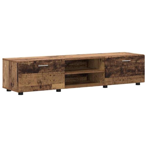 Комплект ТВ шкаф с чекмедже FLORIN Старо дърво Инженерно дърво