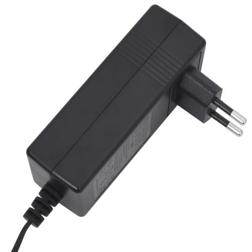 Wingback електрически реклайнер стол, тъмнокафяв, текстил