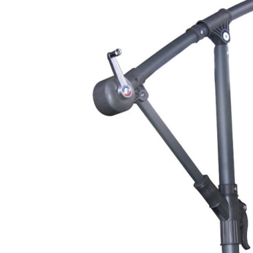 Окачен слънчев чадър Бяло