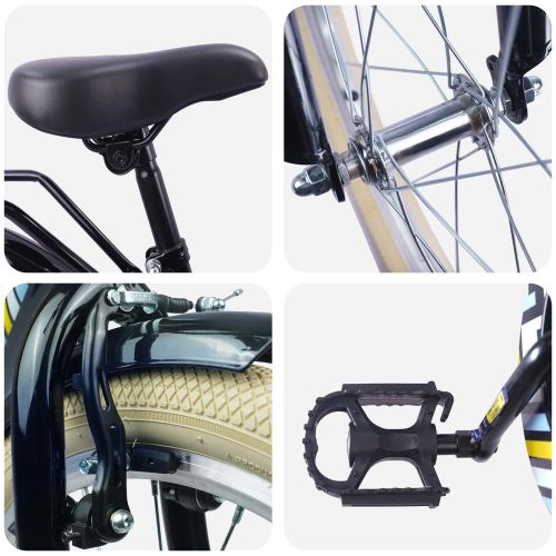 Детски Велосипед 20 инча за 6–11 години Черно