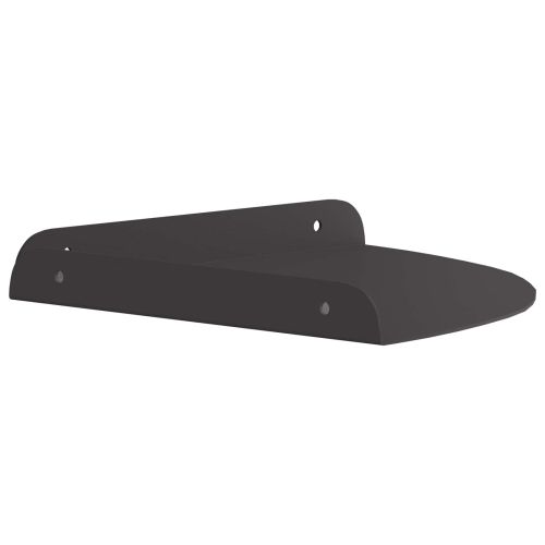 Плаващ рафт за ъгъл с рафт 2 pcs Черен 24 x 24 x 2 см