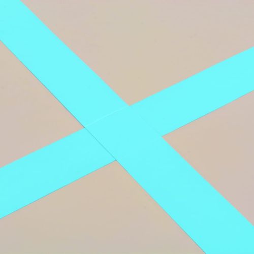 Надуваем дюшек за гимнастика с помпа, 500x100x10 см, PVC, зелен