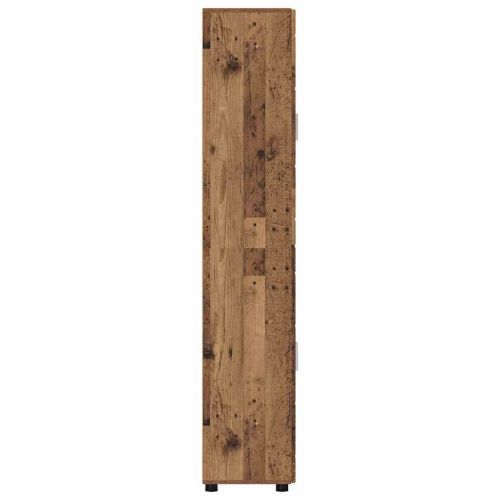 Висок шкаф FLORIN Старо дърво 60 x 35 x 182 см Инженерно дърво