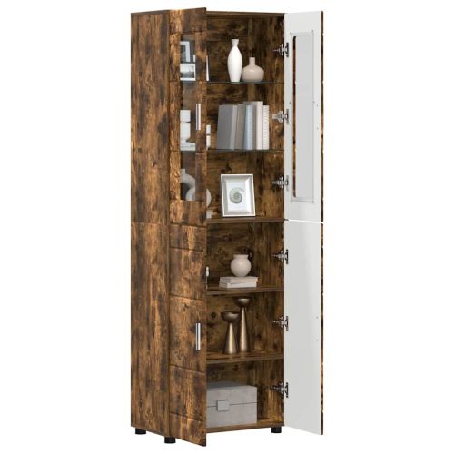 Висок шкаф FLORIN 60 x 35 x 182 см Димян дъб