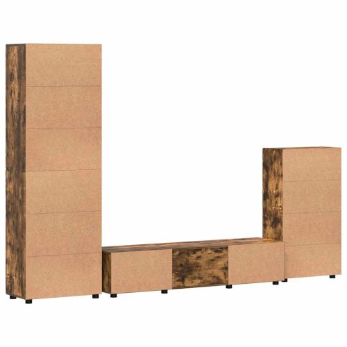 Комплект ТВ шкаф с чекмедже FLORIN Димян дъб Инженерно дърво