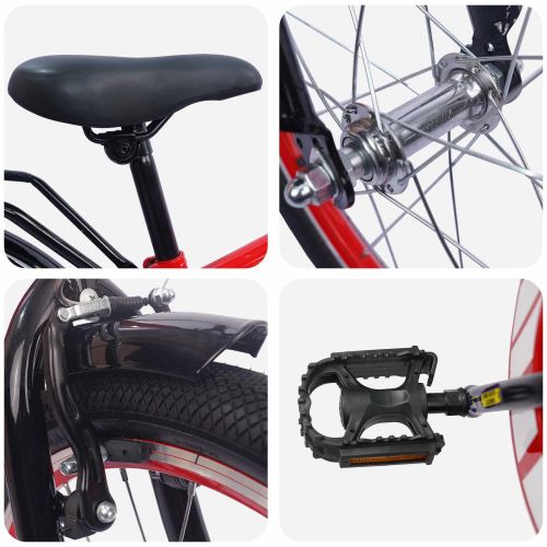 Детски Велосипед 20 инча за 6–11 години Червено