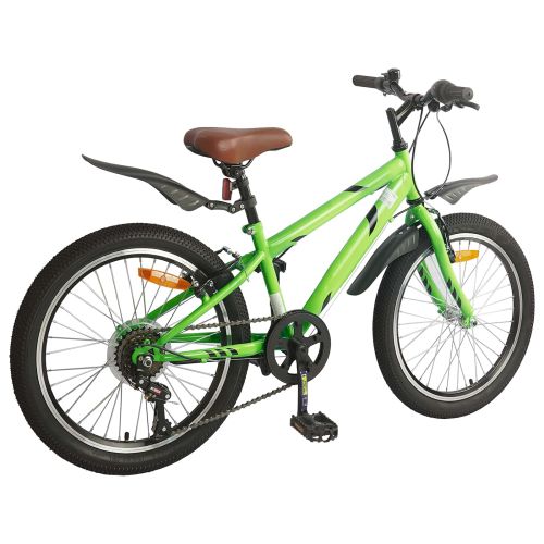 Детски Велосипед 20 инча 6-Speed за 6–11 години Зелен