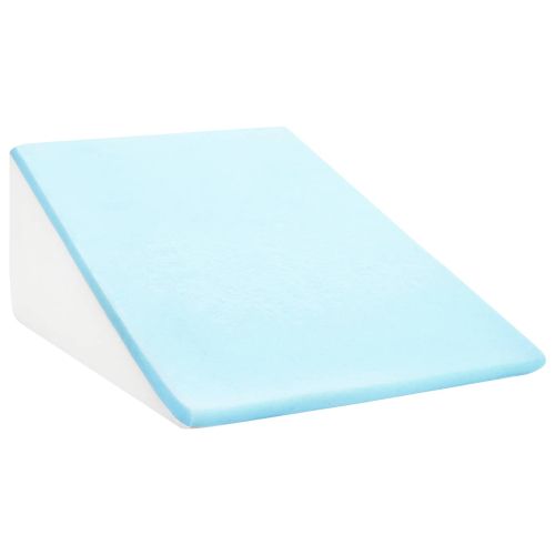 Възглавничка за крака Бяло 60 x 50 x 30 см Мемори пяна