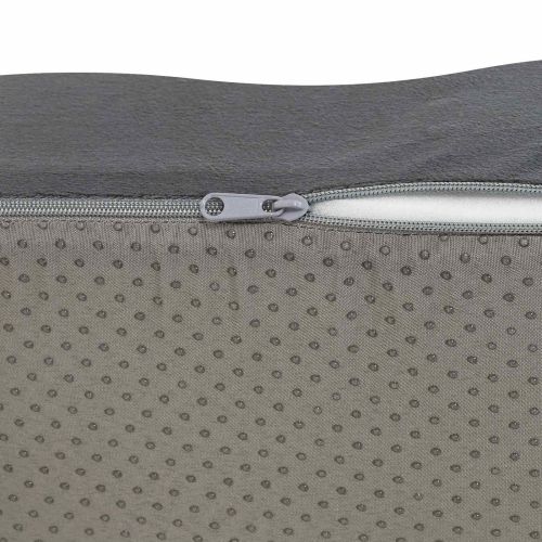 Възглавница за сядане Едноцветен Сив 40 x 40 x 13 cm PU пяна