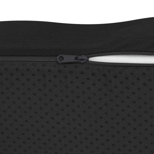 Възглавница за сядане Едноцветен Черно 40 x 40 x 13 cm PU пяна