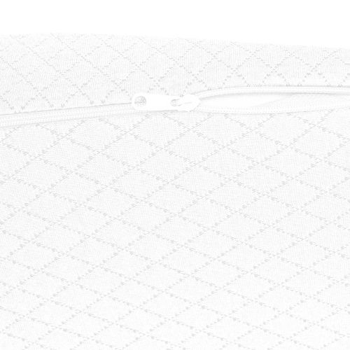 Възглавница за лагер Бяло 69 x 64 x 19 см Мемори пяна