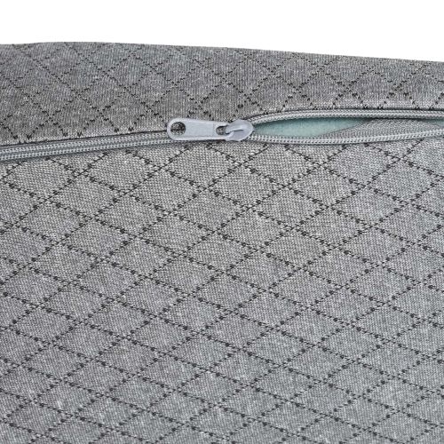 Възглавница за лагер Едноцветен Сив 69 x 64 x 19 см Мемори пяна