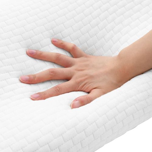 Възглавница за спане Бяло 50 x 30 x 10,5 см Мемори пяна