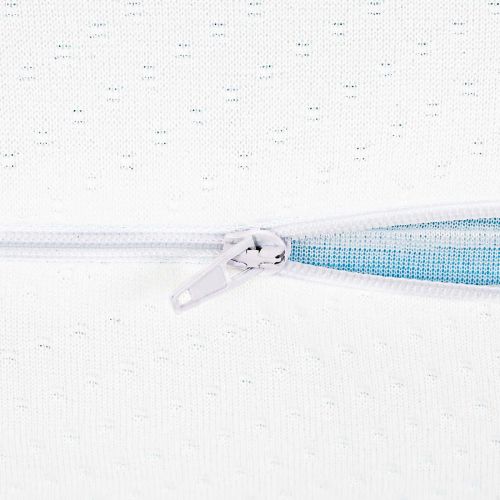 Възглавница за спане Бяло 60 x 40 x 13 см Гелова мемори пяна