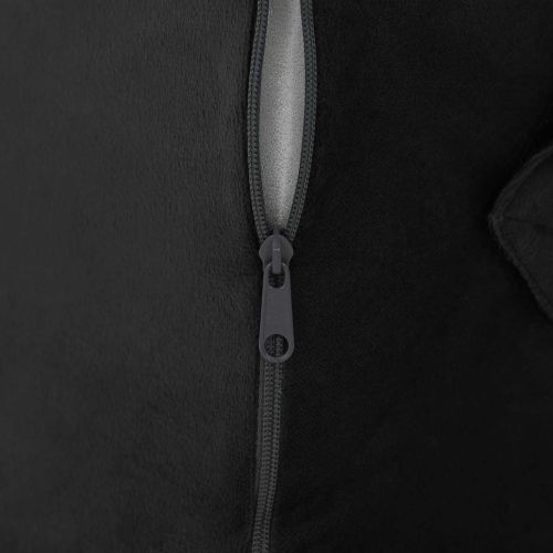 Възглавница за лагер Черно 55 x 55 x 26 см Мемори пяна