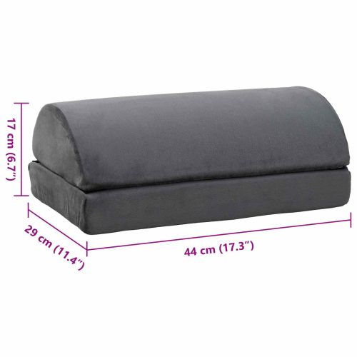 Едноцветен Сив 44 x 29 x 17 см PU пяна