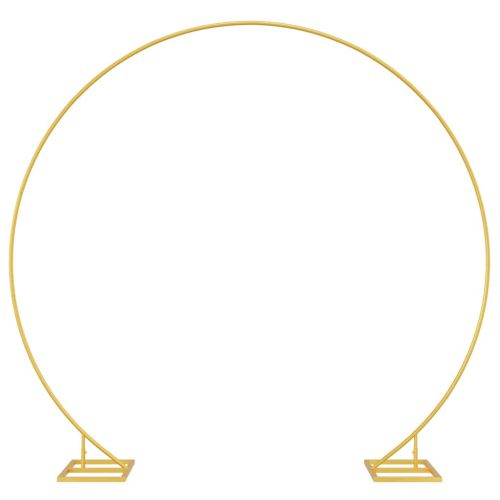 Сватбена арка Златист 220 x 45 x 200 см Стомана