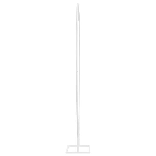 Сватбена арка Бяло 195 x 35 x 211 см Стомана