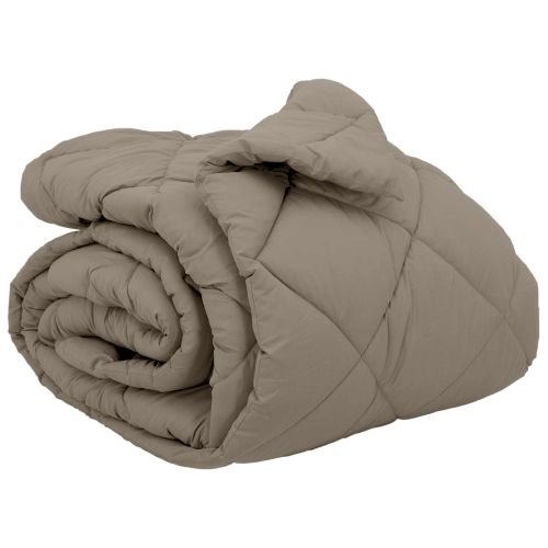 Зимен юрган Светлосиво 220 x 240 cm Микрофибър