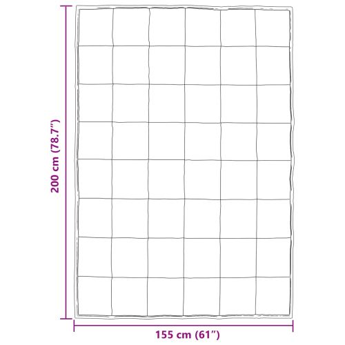 Летен юрган Златист 155 x 220 cm Сатен и микрофибър