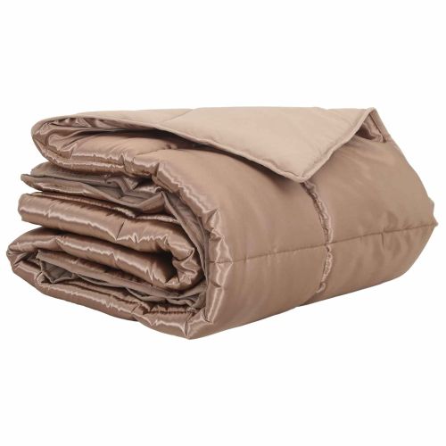 Летен юрган Златист 220 x 260 cm Сатен и микрофибър