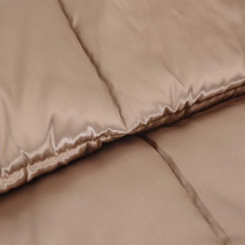 Летен юрган Златист 220 x 260 cm Сатен и микрофибър